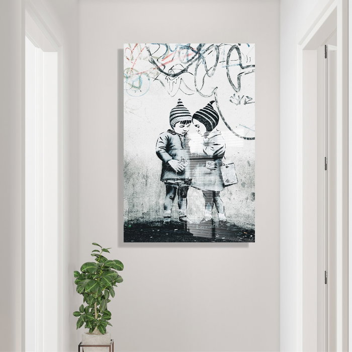 Wallity Cuadro Decorativo Banksy 70 x 100 cm